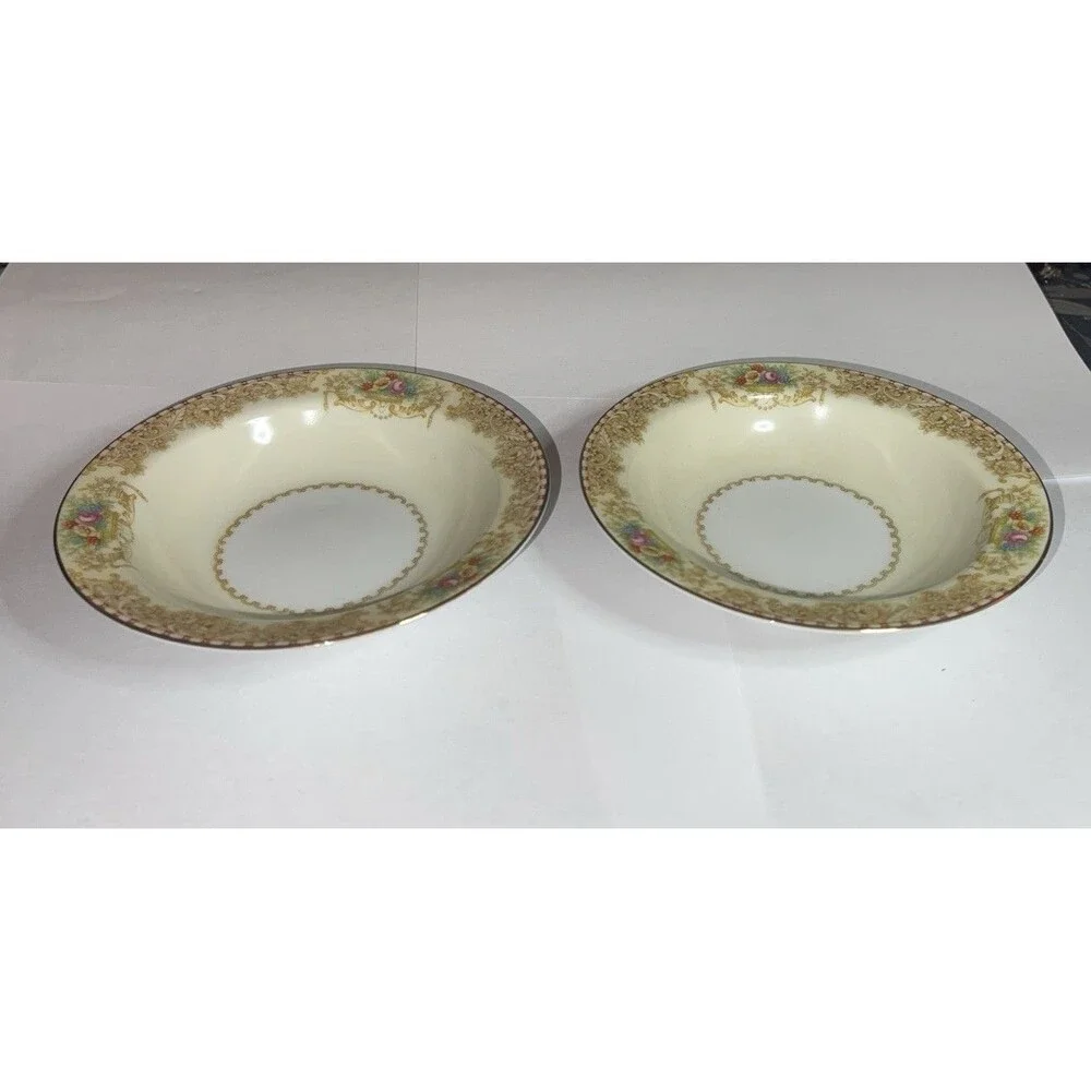 Lot Of 4 VTG Noritake China Porcelain Bowls Acton Japan 1920-1940 Fruit Dessert
